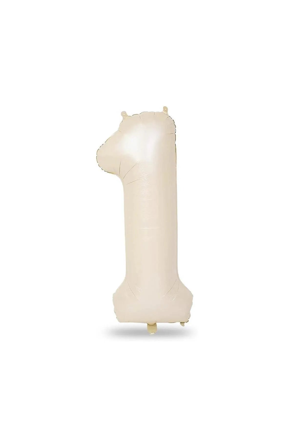 Balon 34 inç (76 cm) me numër 1 - Beige