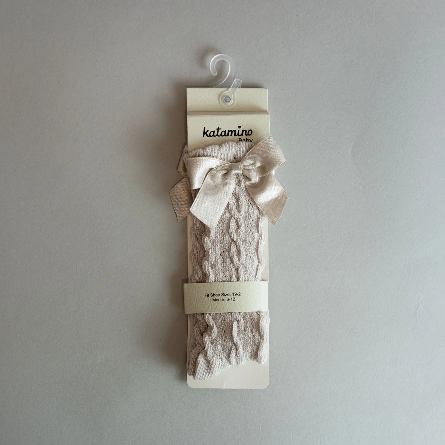 Çorape me fijongë - Deseet Beige