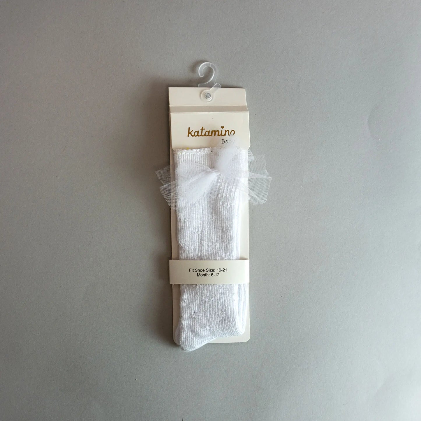 Çorape me fjongë - Daisy White