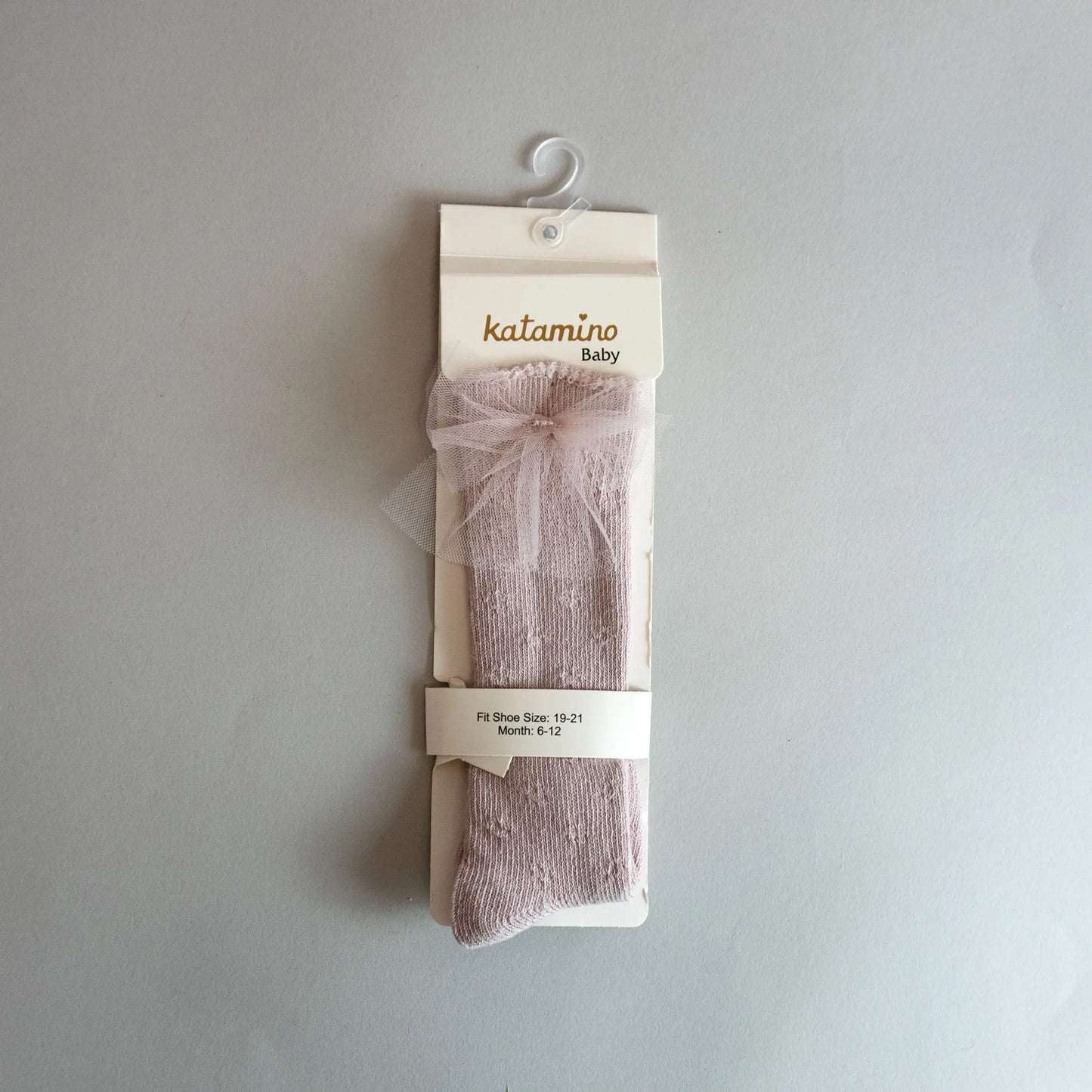 Çorape me fjongë - Daisy Pink