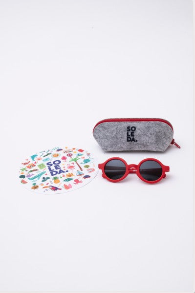 Syze dielli për fëmijë, 0-36 muajsh - E kuqe