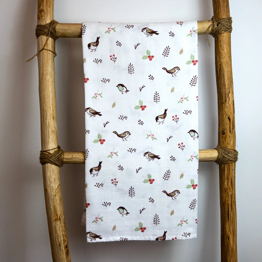 Napë muslin swaddle - Berry Birds