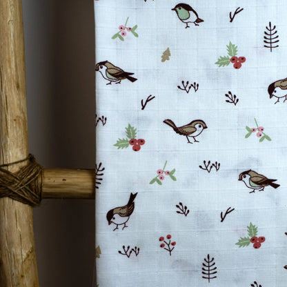Napë muslin swaddle - Berry Birds