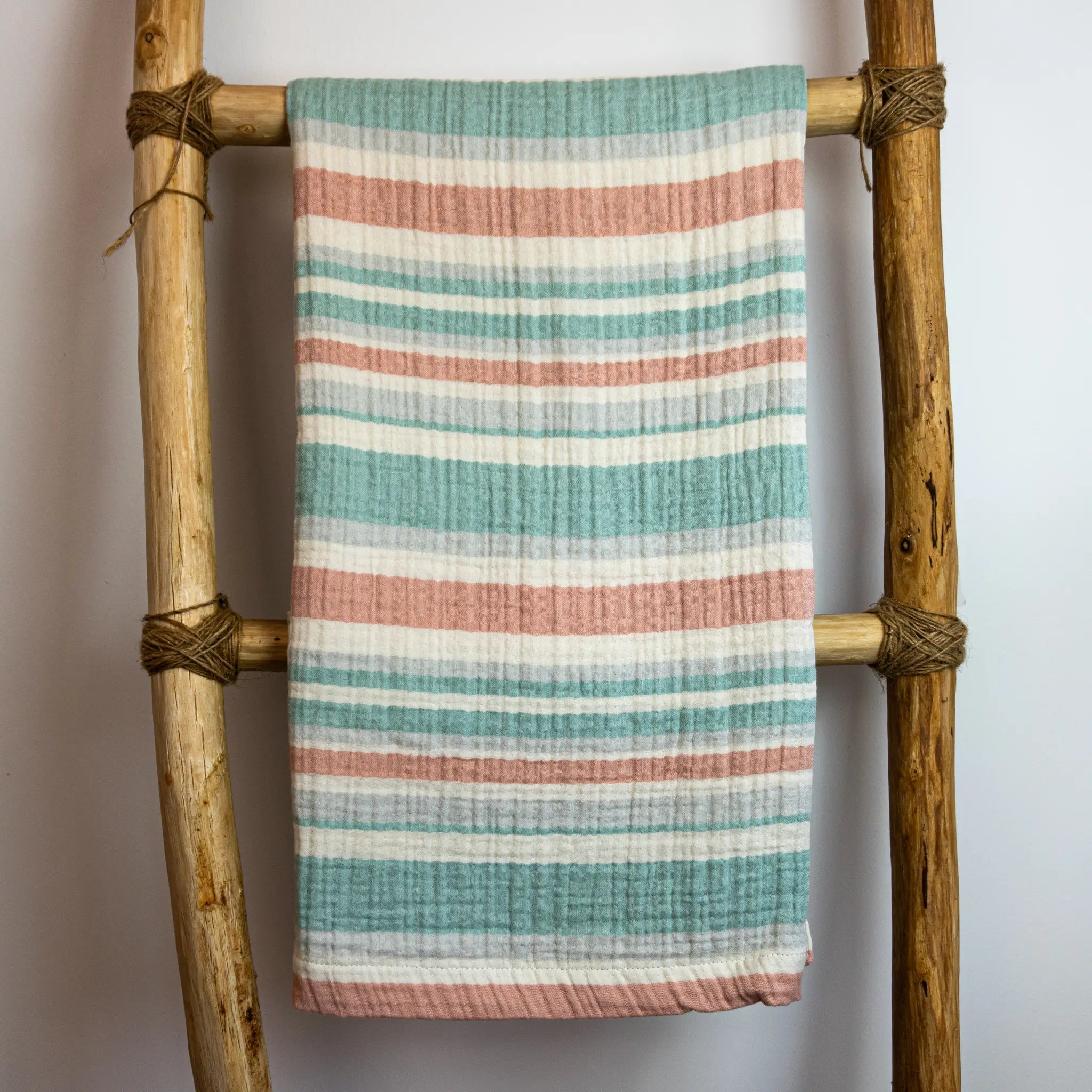 Muslin katër shtresore - Colored Stripes