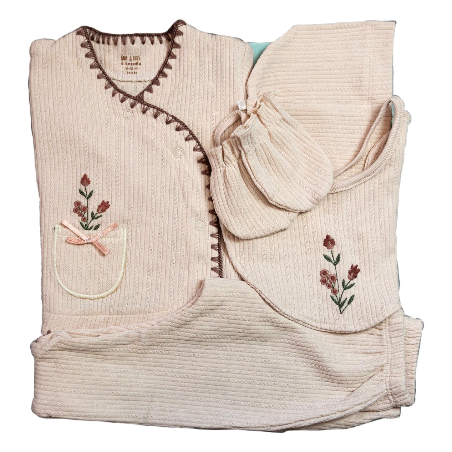 Kuti për të posalindur 5 pjesë - Lulu Light Pink