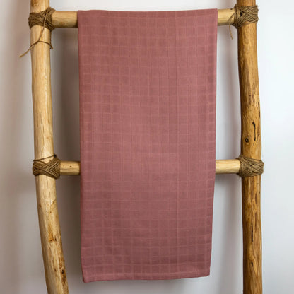Napë muslin swaddle - Dusty Rose