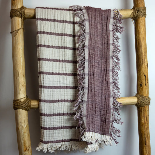 Batanije muslin katër shtresore - Lavender
