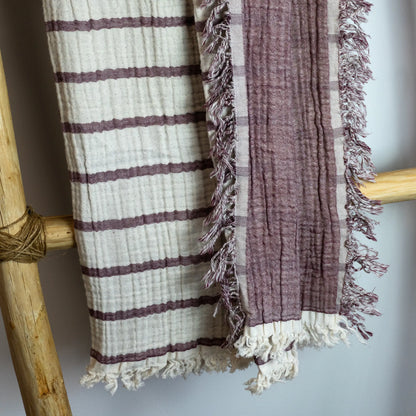 Batanije muslin katër shtresore - Lavender