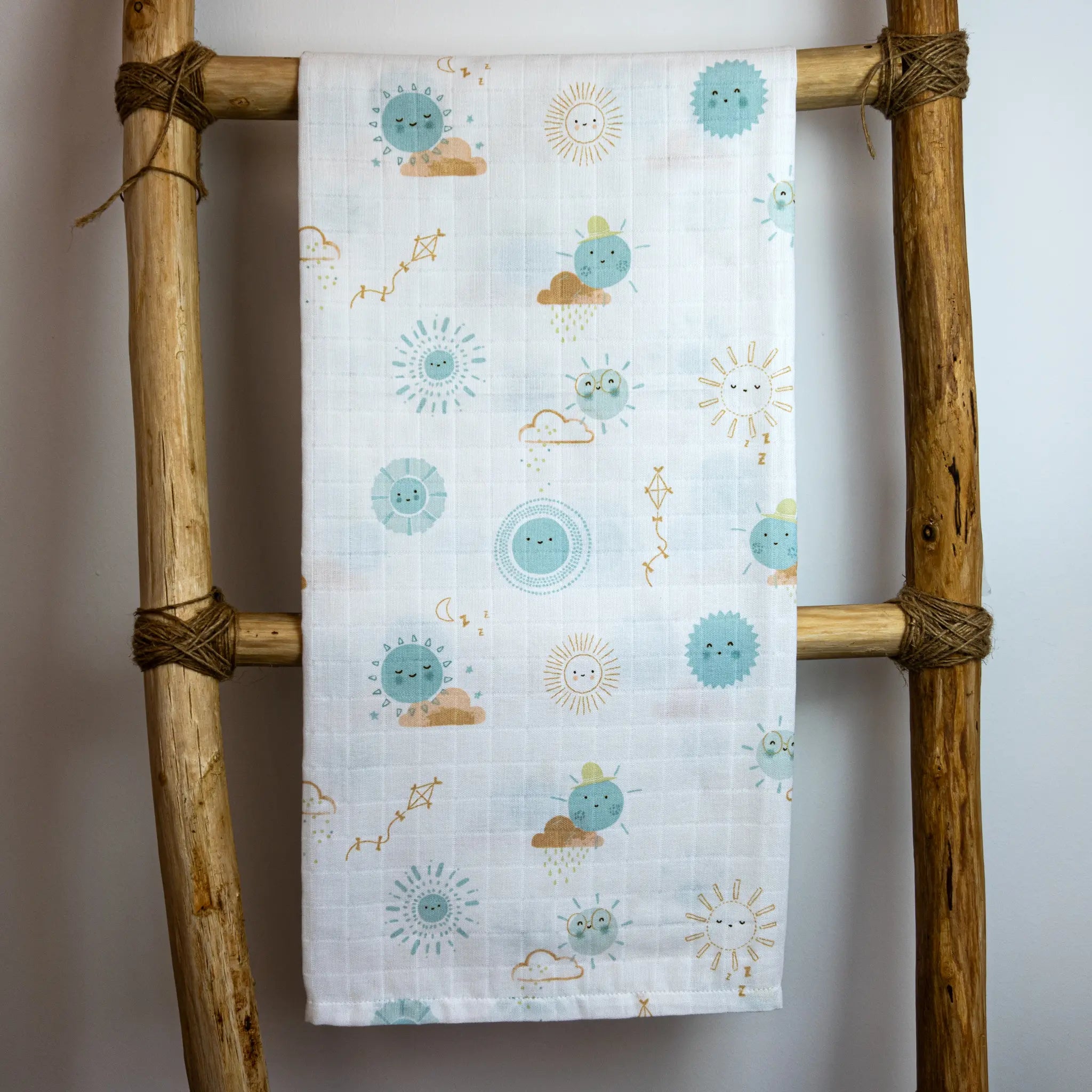 Napë muslin swaddle - Minty Green