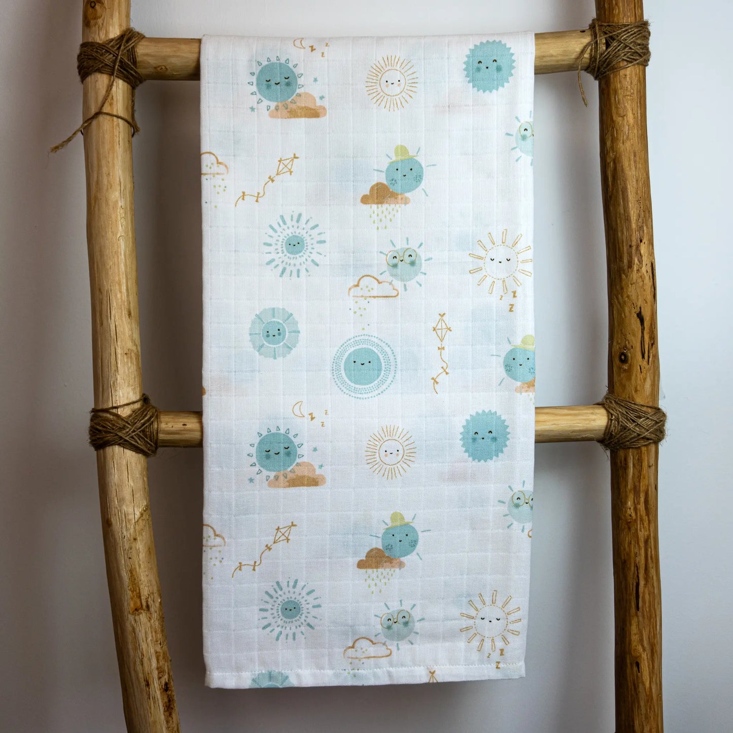 Napë muslin swaddle - Minty Green