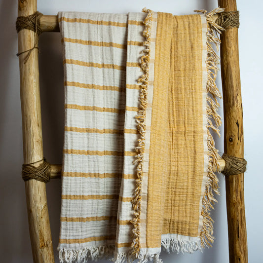 Batanije muslin katër shtresore - Mustard