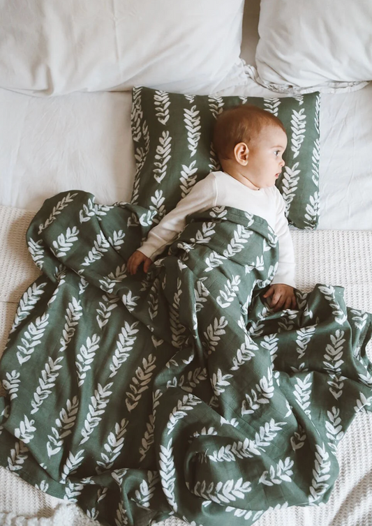 Set Napa Muslin swaddle - Botanic