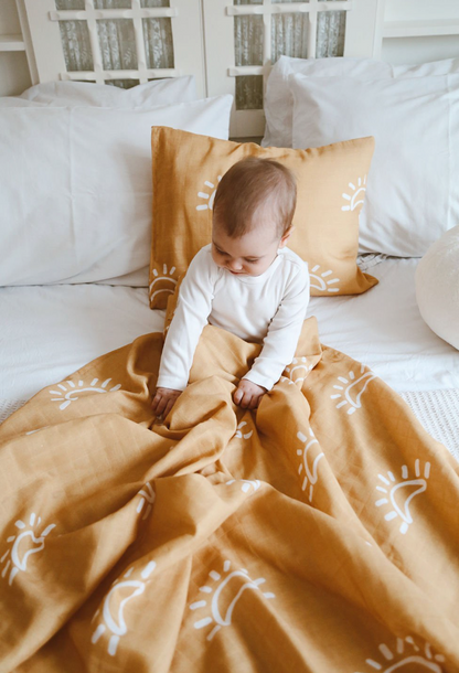 Set Napa Muslin swaddle - Sunshine