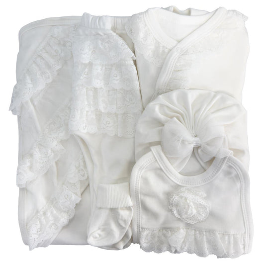 Kuti për të posalindur 8 pjesë - White Floral