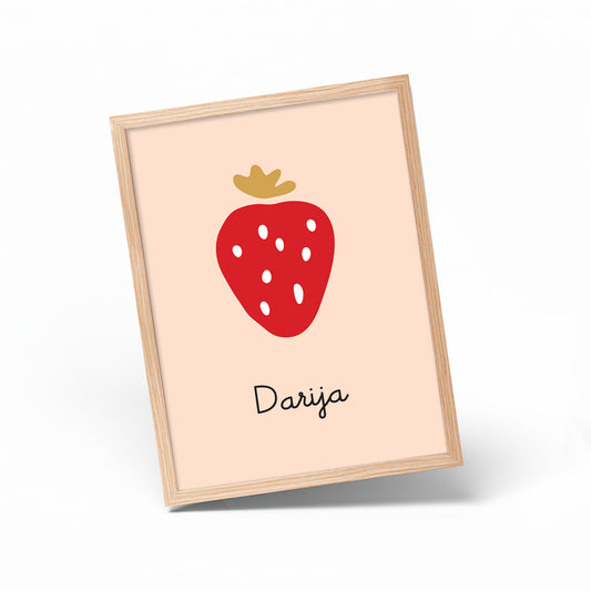 Poster i personalizuar - Strawberry