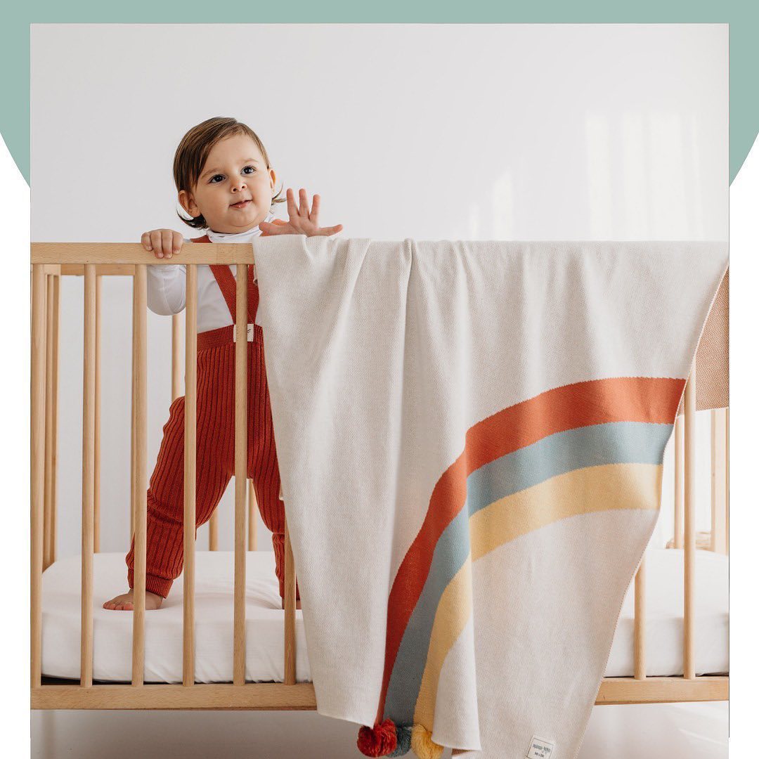 Batanije organike, e thurrur 80x100cm - Rainbow