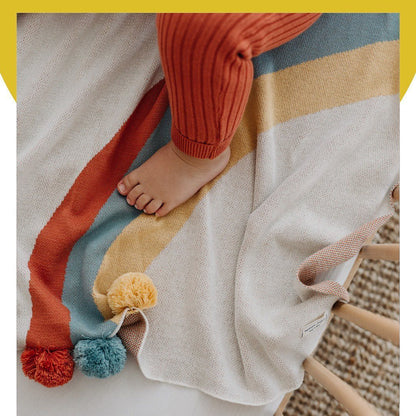 Batanije organike, e thurrur 80x100cm - Rainbow