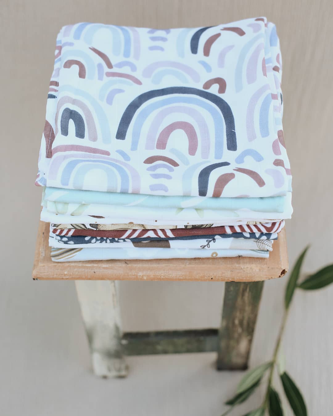 Napë muslin swaddle - Rainbow