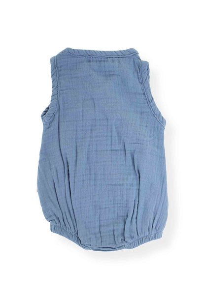 Kominoshe verore 0-3 vjet, Muslin - Blu vjollcë