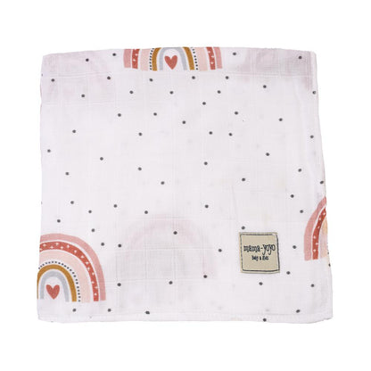 Napë (pelenë) organike 100x100cm me dy mindila - Rainbow