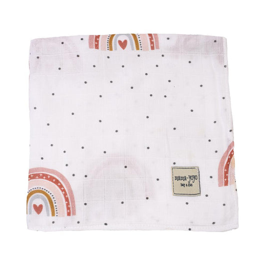 Napë (pelenë) organike 100x100cm me dy mindila - Rainbow