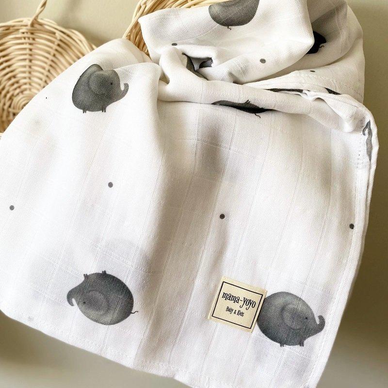 Napë (pelenë) organike 120x120cm - Elephant